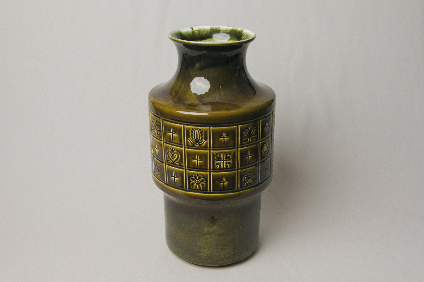 Dark green FLOOR VASE _ 1019