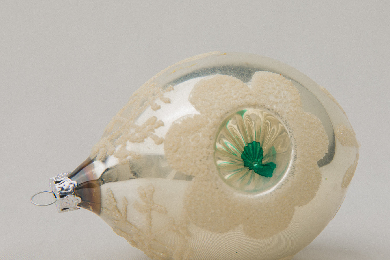 Vintage reflex spindle GLASS ORNAMENT _ 1089