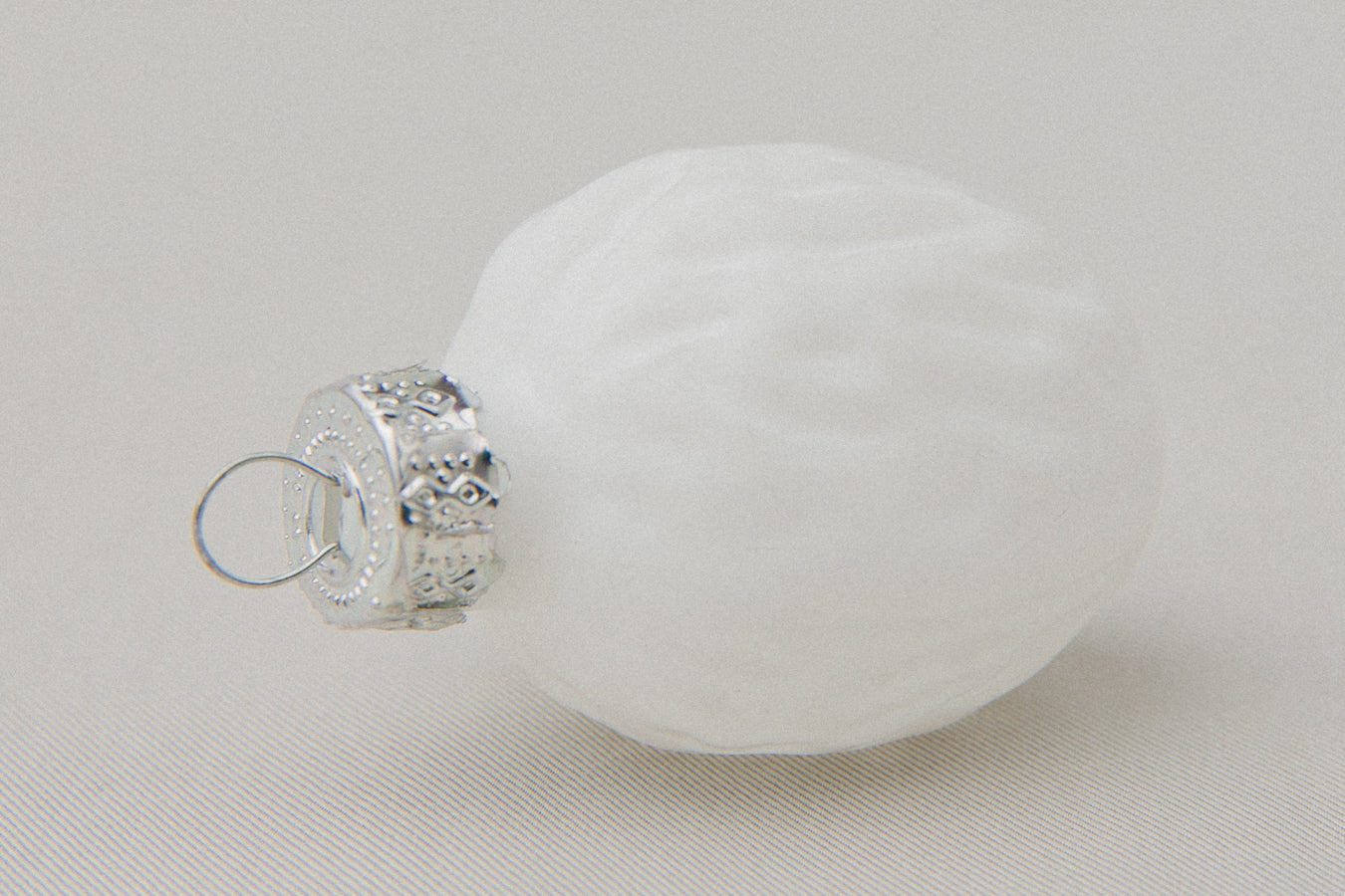 White walnut glass ORNAMENT _ 1130