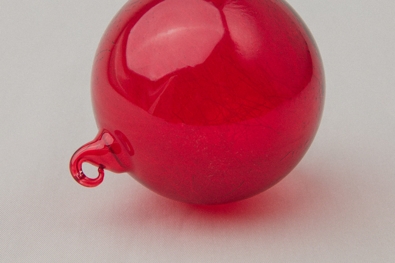 Red glass ball ORNAMENT _ 1149