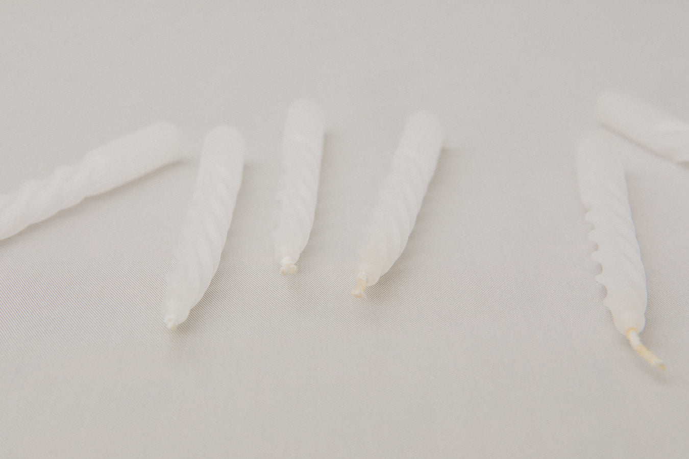 Pack of six spiral CANDLE S