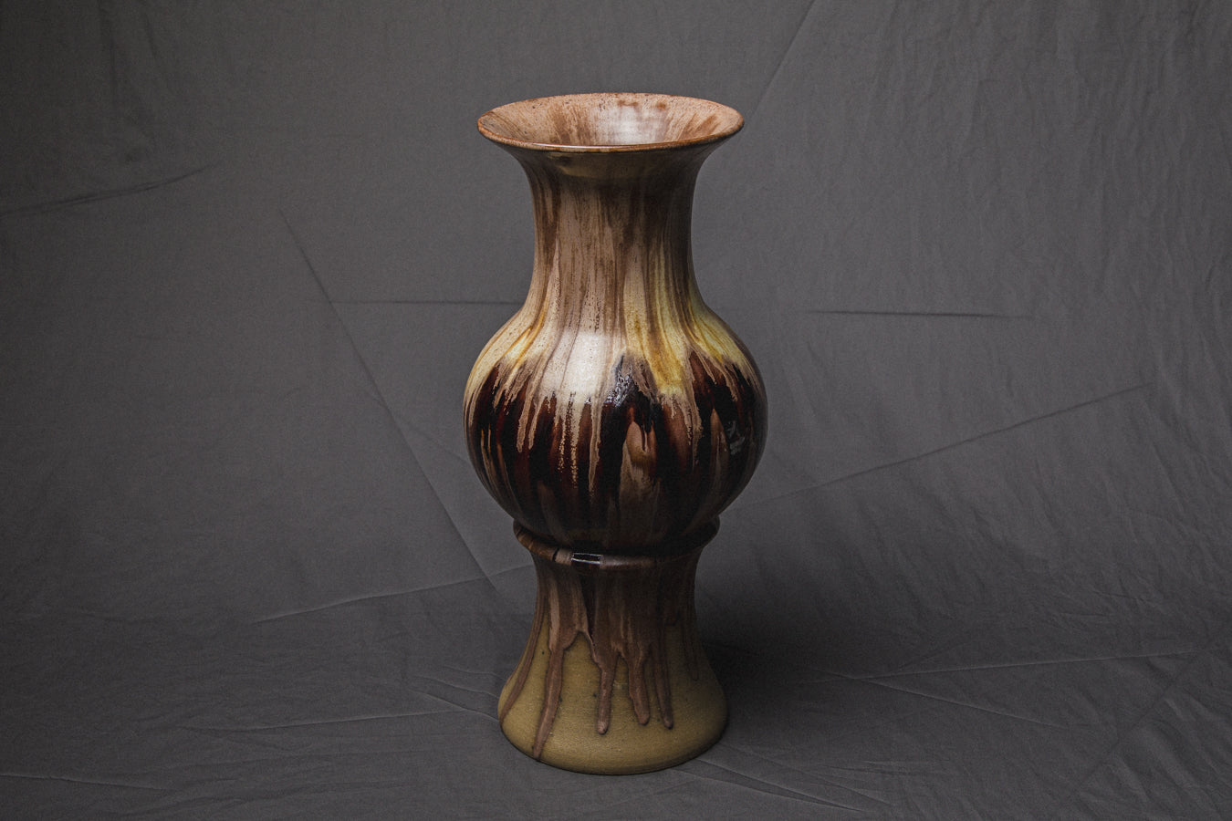 Large FLOOR VASE by Éva Bod _ 897