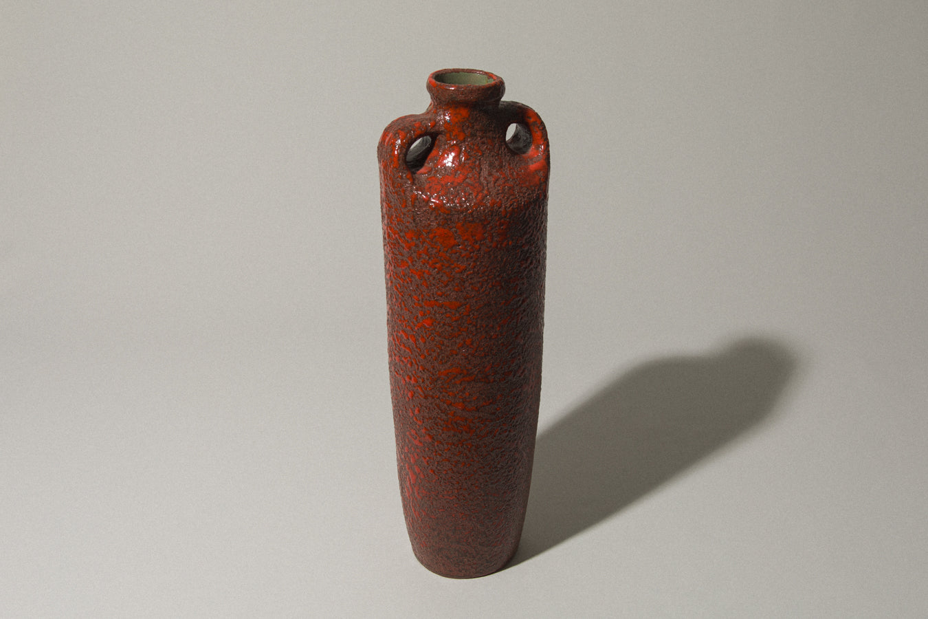 Tall VASE with handles by Pesthidegkút Ceramics Factory _ 760R