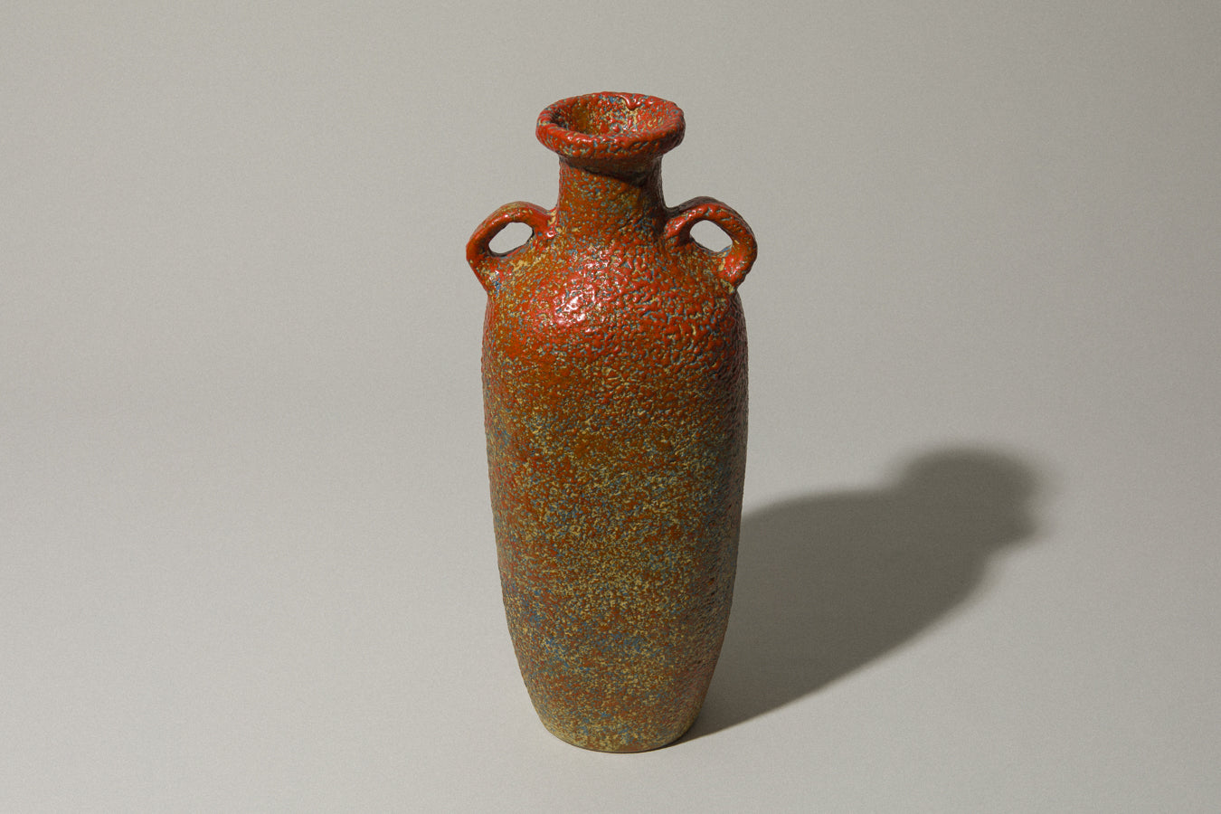 Medium two-handled VASE by Pesthidegkút Ceramics Factory _ 762