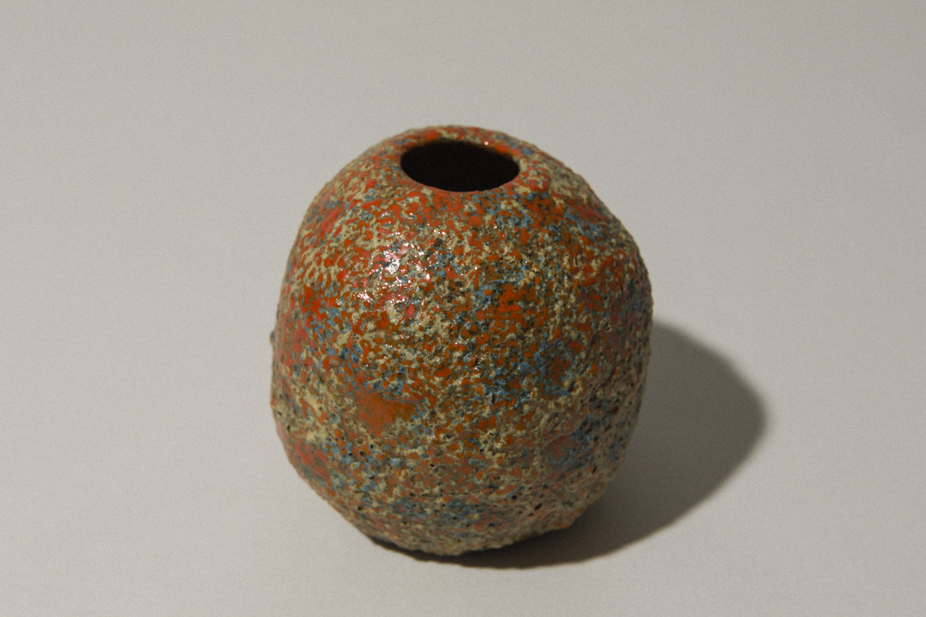 Textured sphere VASE by Pesthidegkút Ceramics Factory _ 787