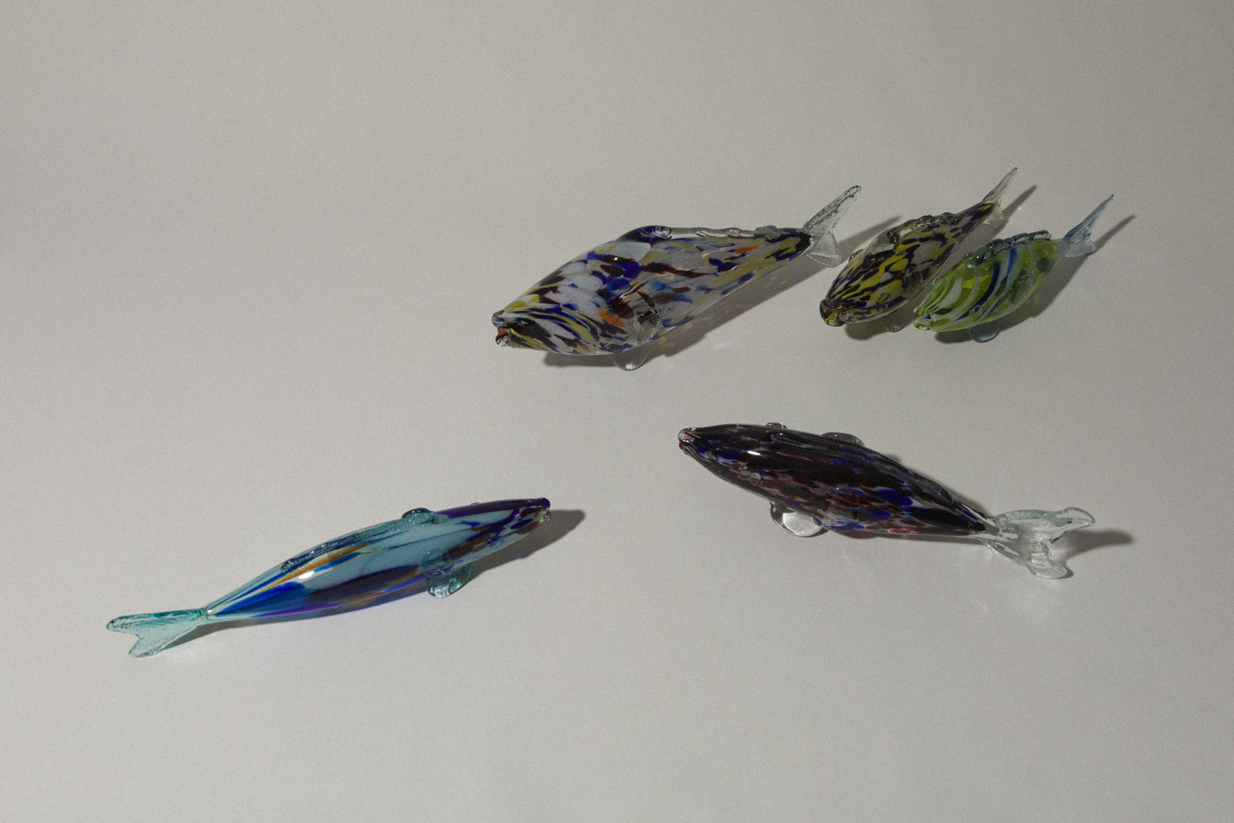 Speckled glass fish SCULPTURE