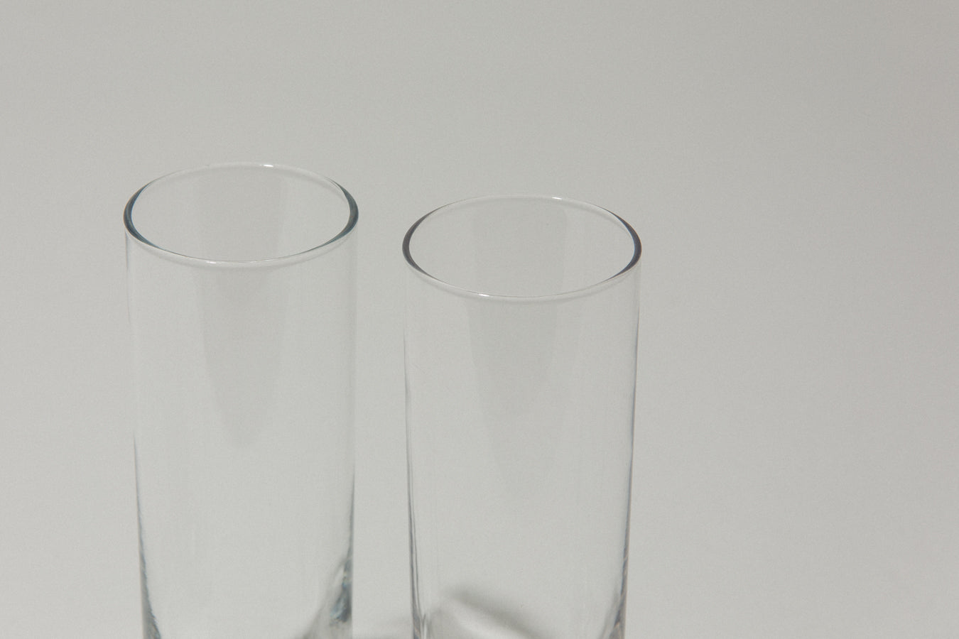 Set of two drinking GLASSES