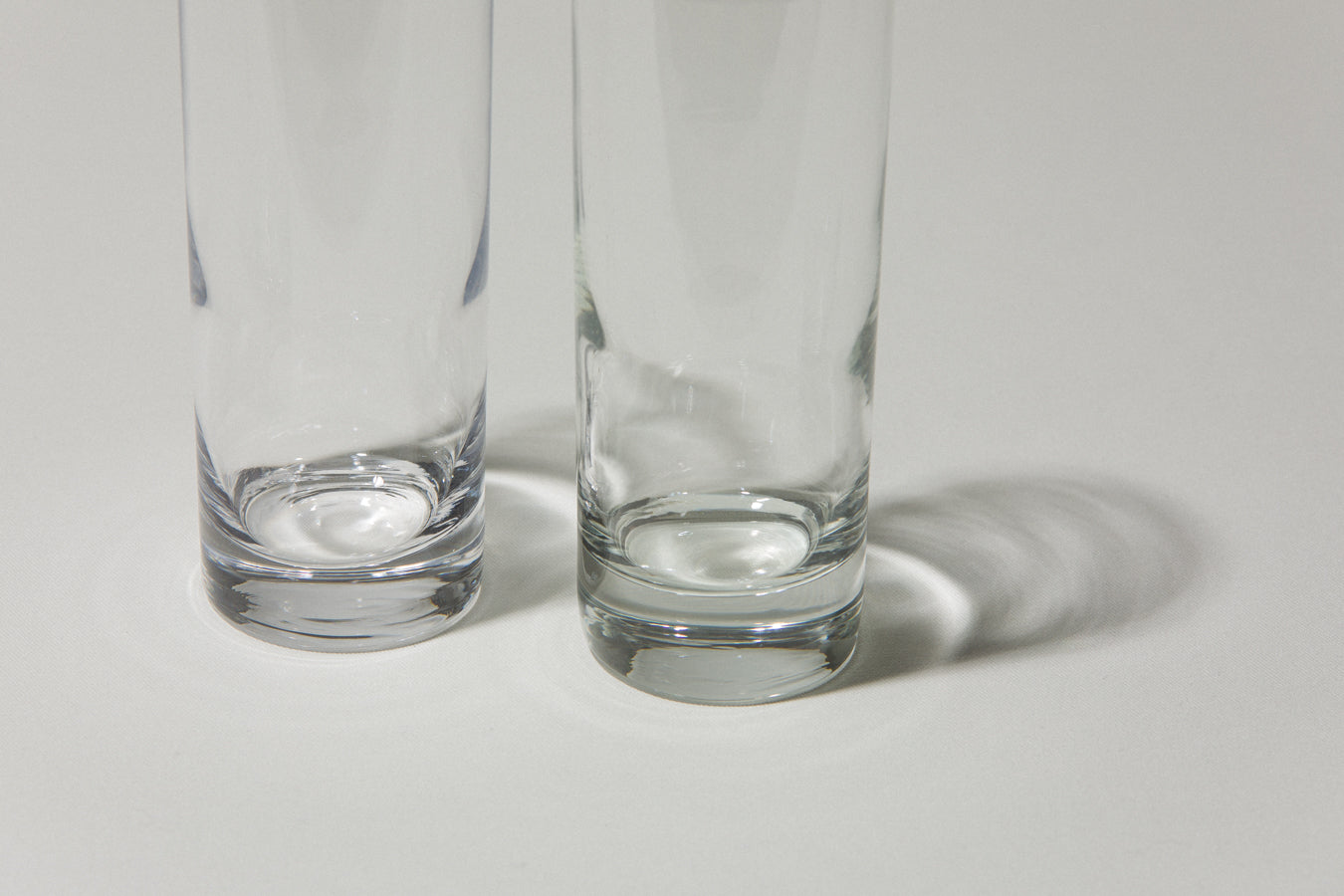 Set of two drinking GLASSES