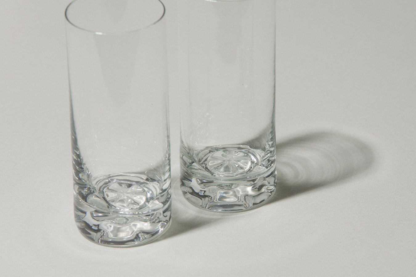 Set of two drinking GLASSES