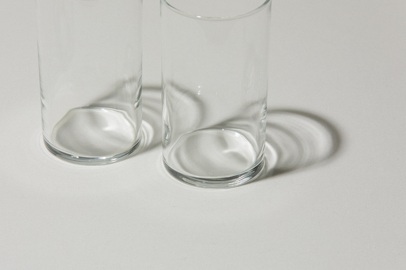 Set of two drinking GLASSES