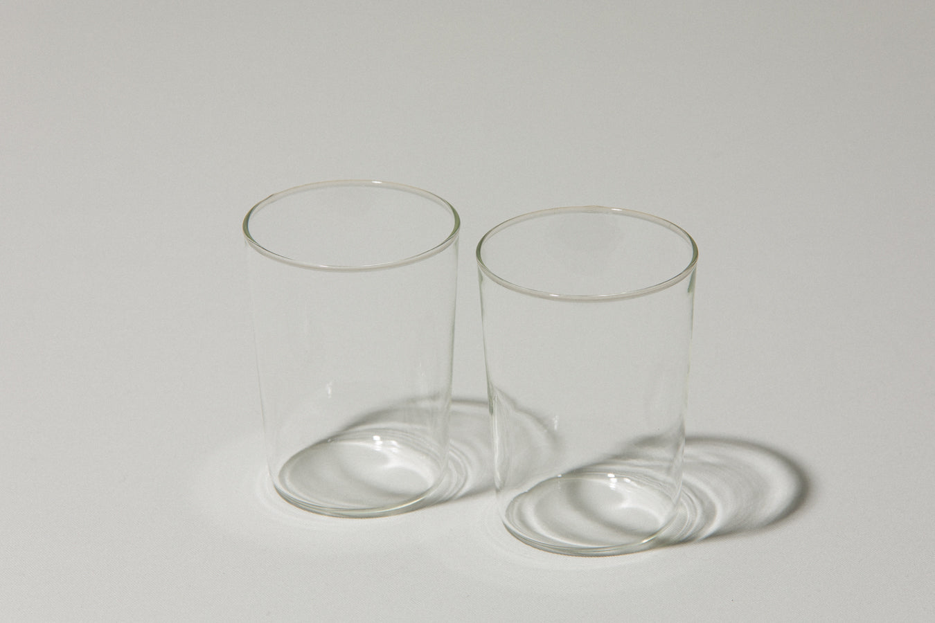 Set of two drinking GLASSES