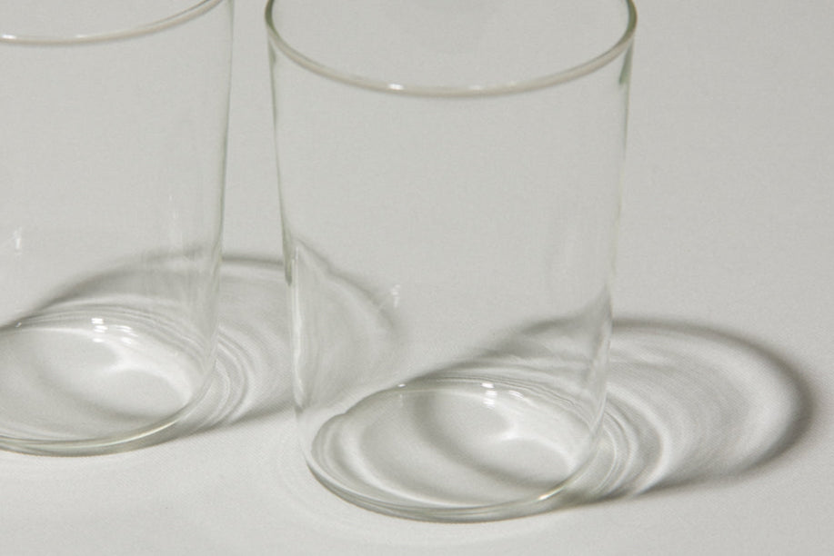 Set of two drinking GLASSES