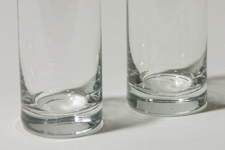 Set of two drinking GLASSES