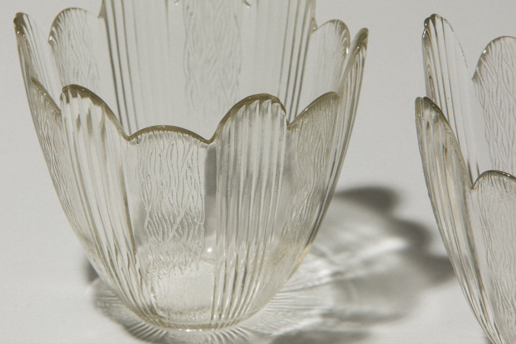 Set of two textured BOWLS