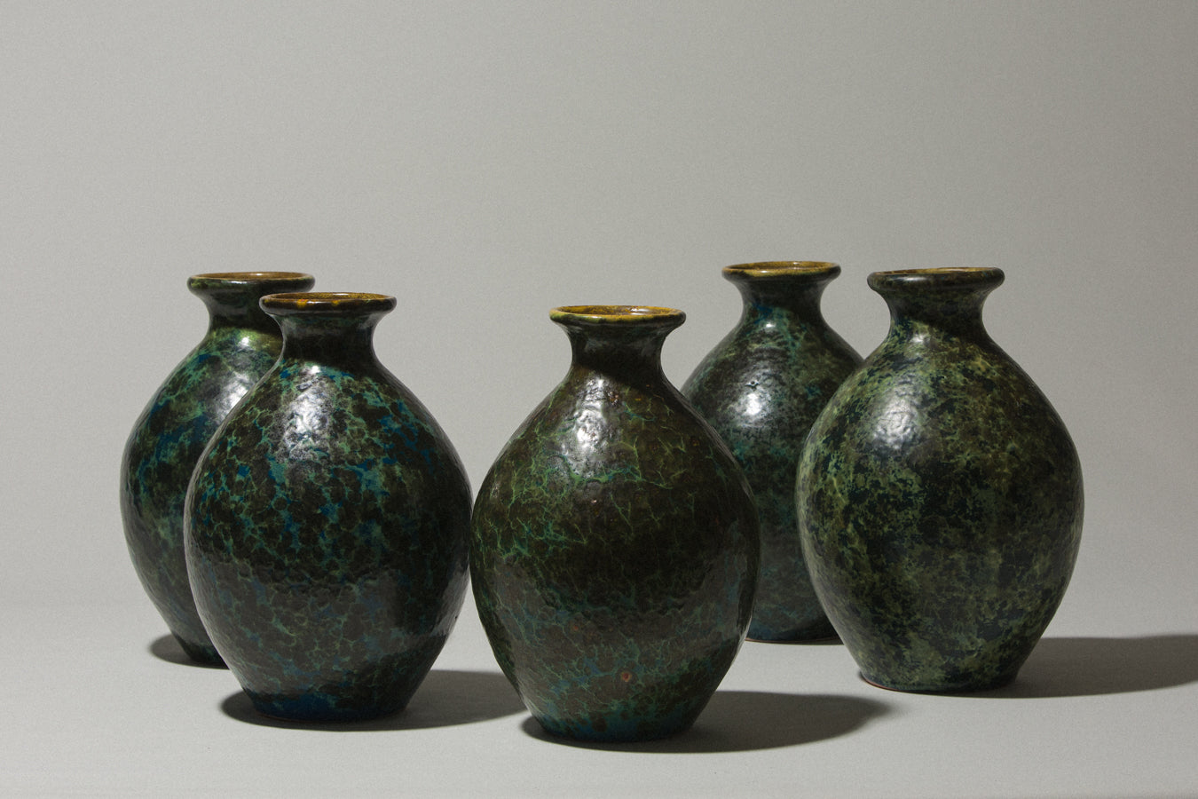 Tófej VASE with mottled glaze