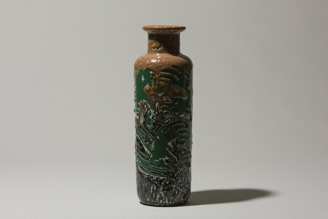 Vintage ceramic cylinder VASE