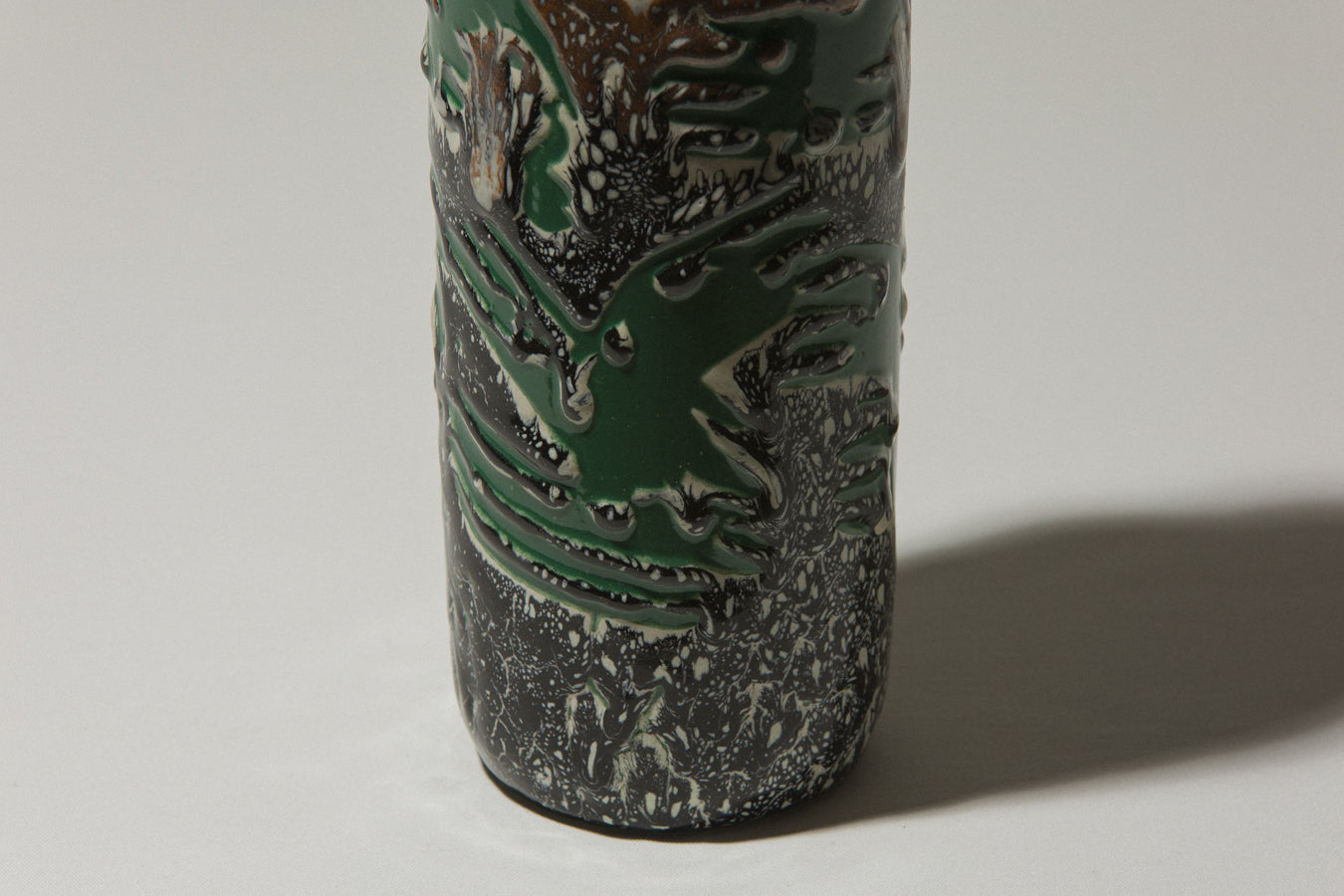 Vintage ceramic cylinder VASE