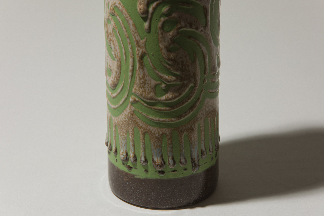 Vintage ceramic cylinder VASE