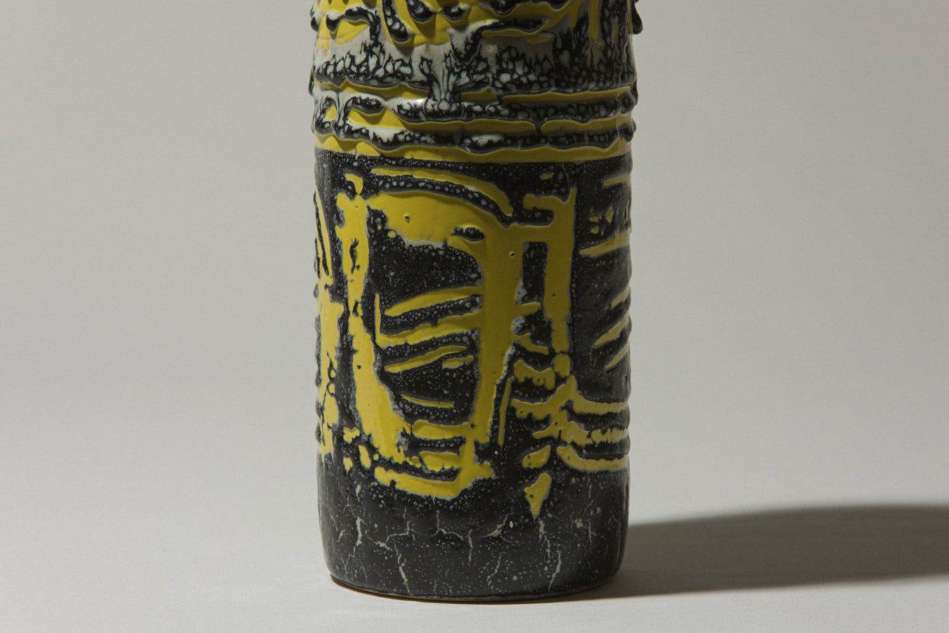 Vintage ceramic cylinder VASE