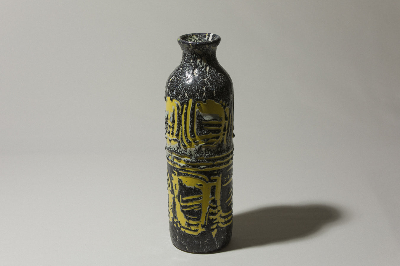 Vintage ceramic cylinder VASE