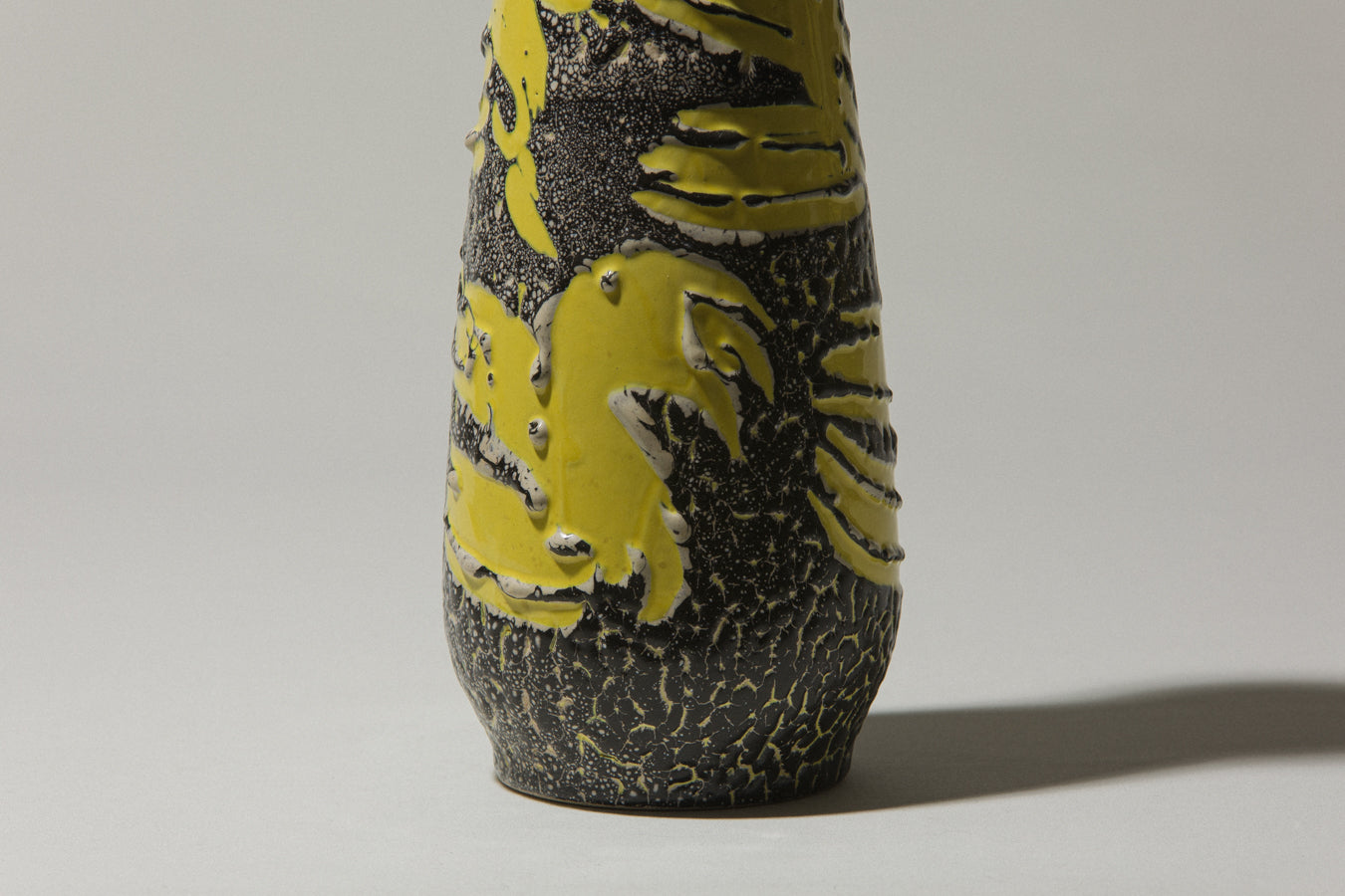 Vintage ceramic trapezoid VASE