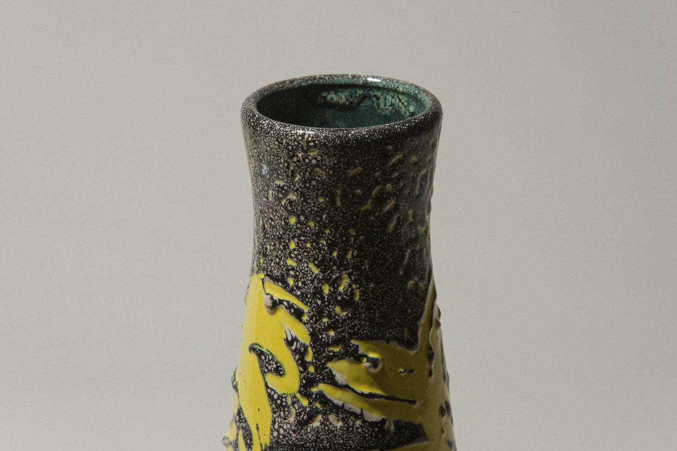 Vintage ceramic trapezoid VASE