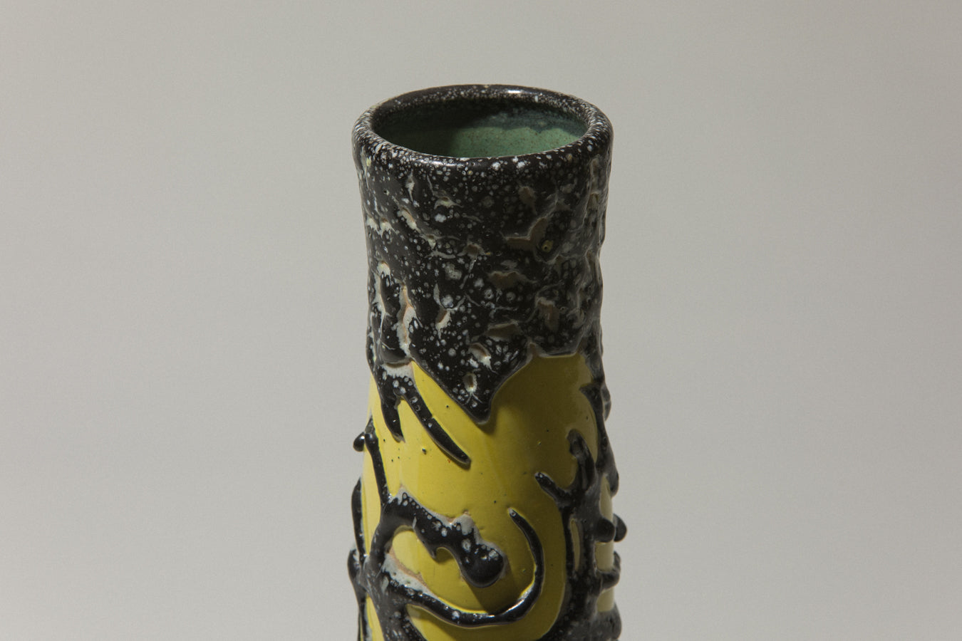 Vintage ceramic cylinder VASE