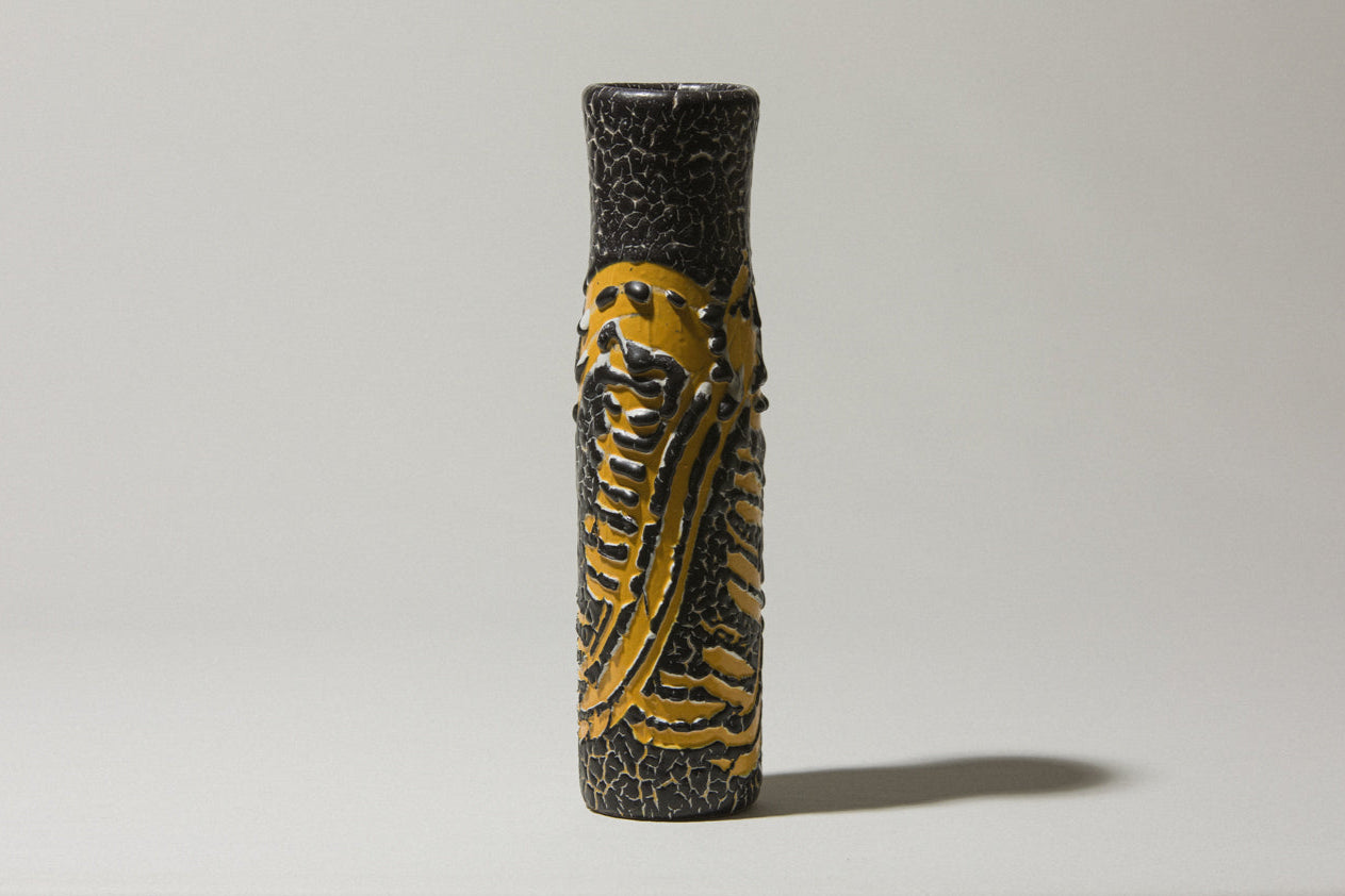 Vintage ceramic cylinder VASE