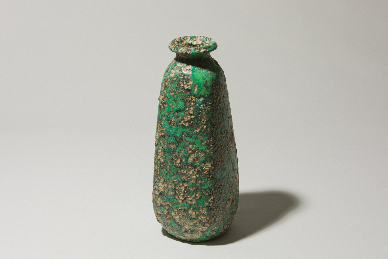 Bod ceramic VASE with mint green textured glaze