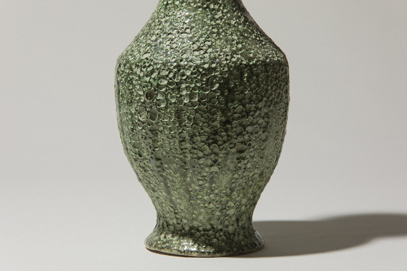 Bod ceramic VASE with mint green textured glaze