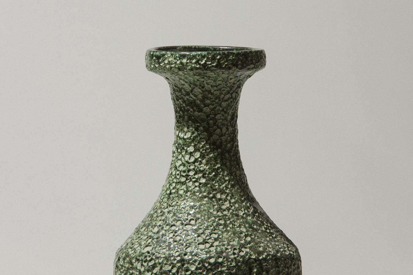 Bod ceramic VASE with mint green textured glaze