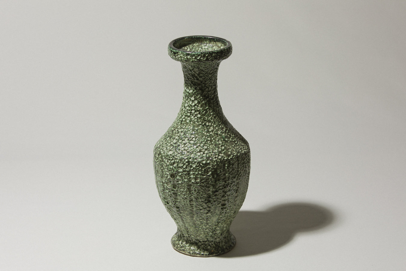 Bod ceramic VASE with mint green textured glaze