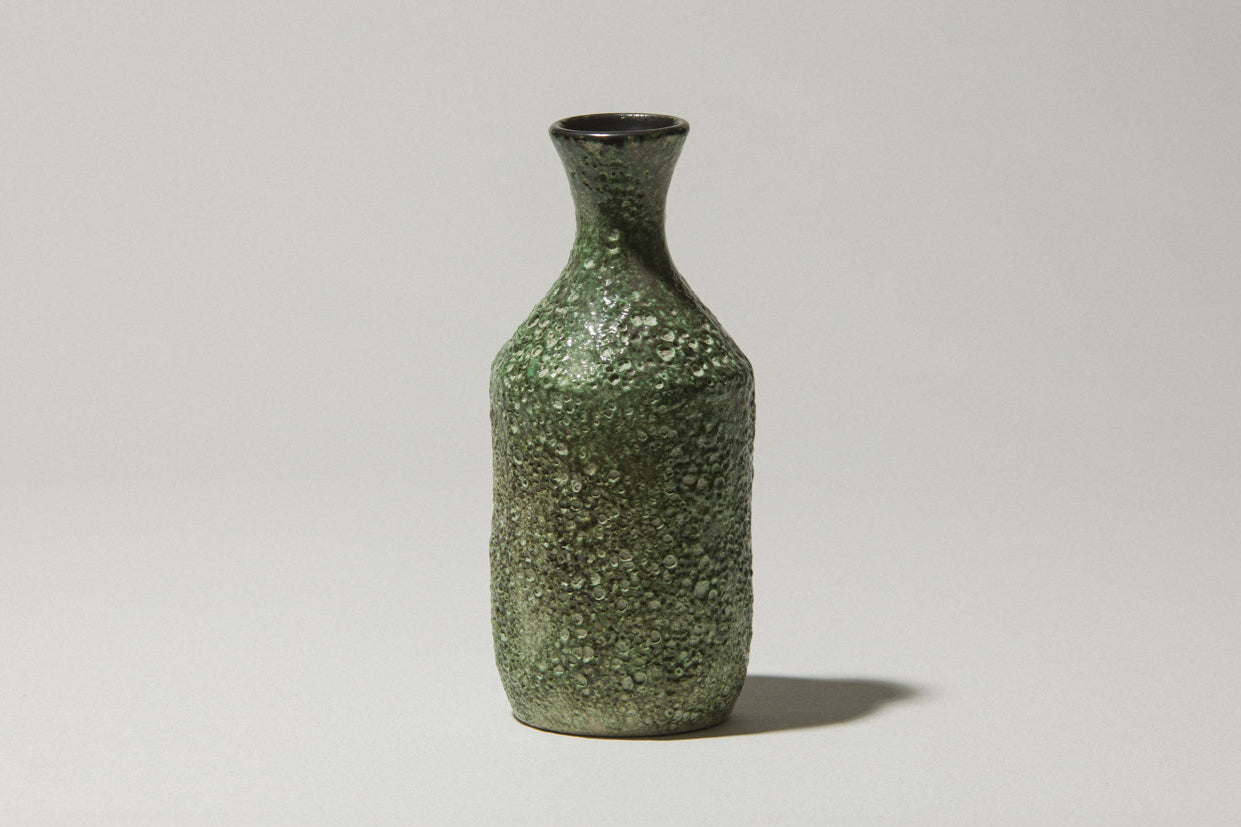 Bod ceramic VASE with mint green textured glaze