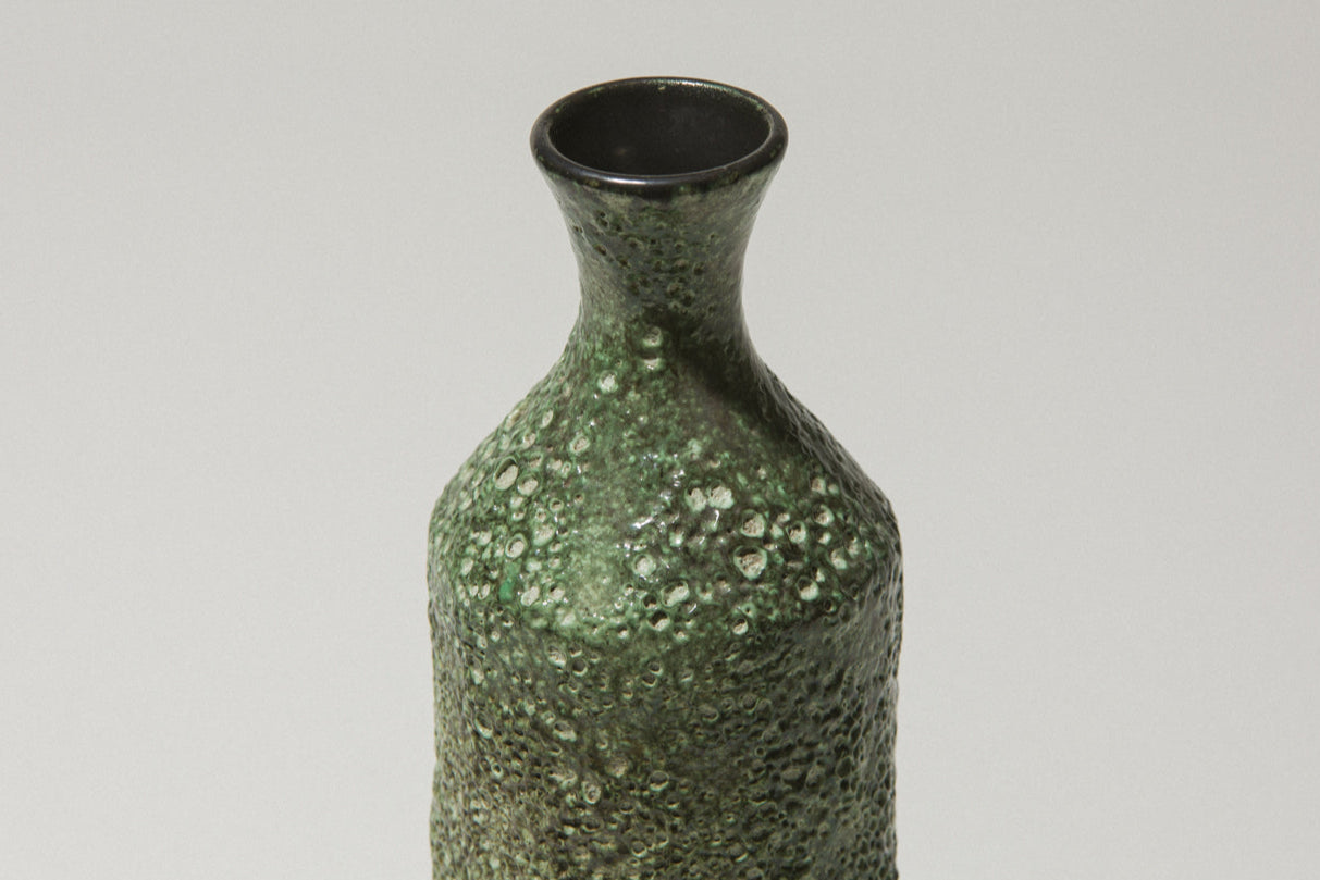 Bod ceramic VASE with mint green textured glaze