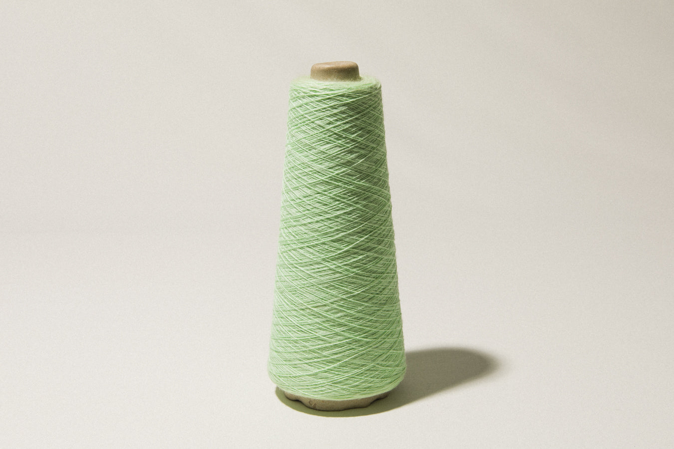 Light green vintage YARN on cone