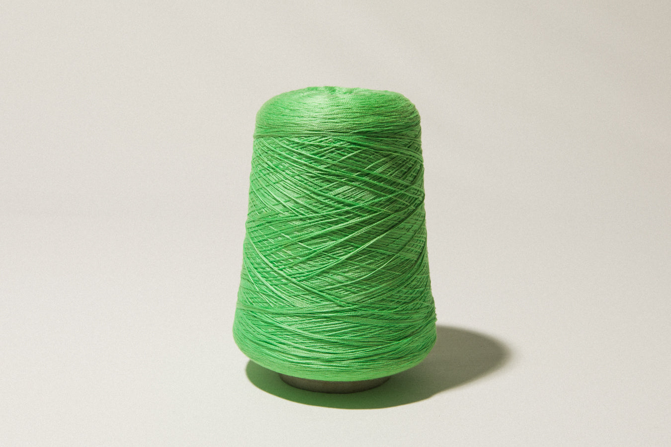 Cool green vintage YARN on cone