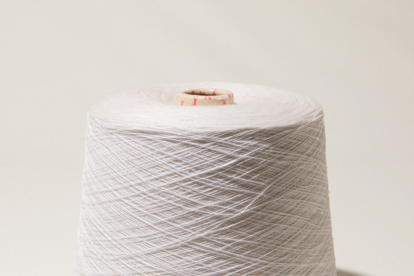 Off-white vintage YARN on cone