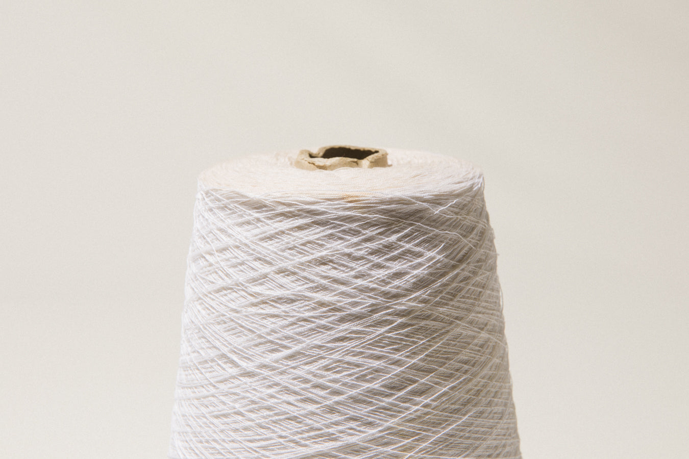 Off-white vintage YARN on cone