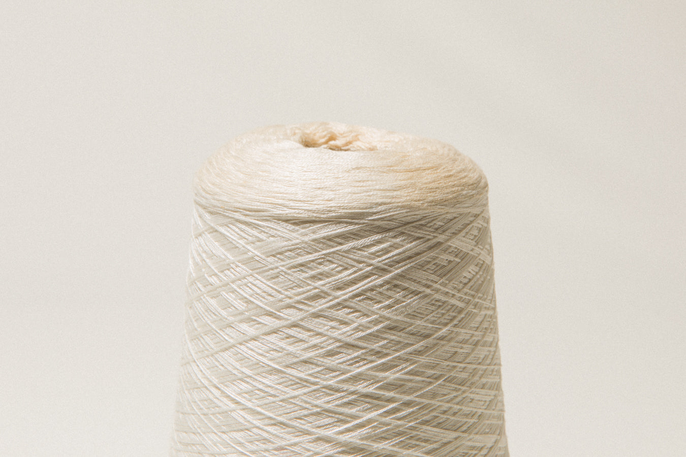 Off-white vintage YARN on cone