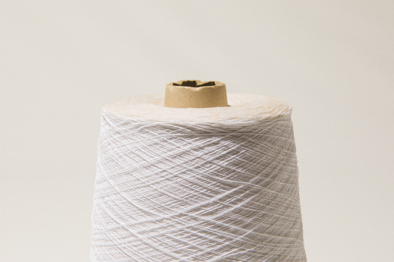 Off-white vintage YARN on cone