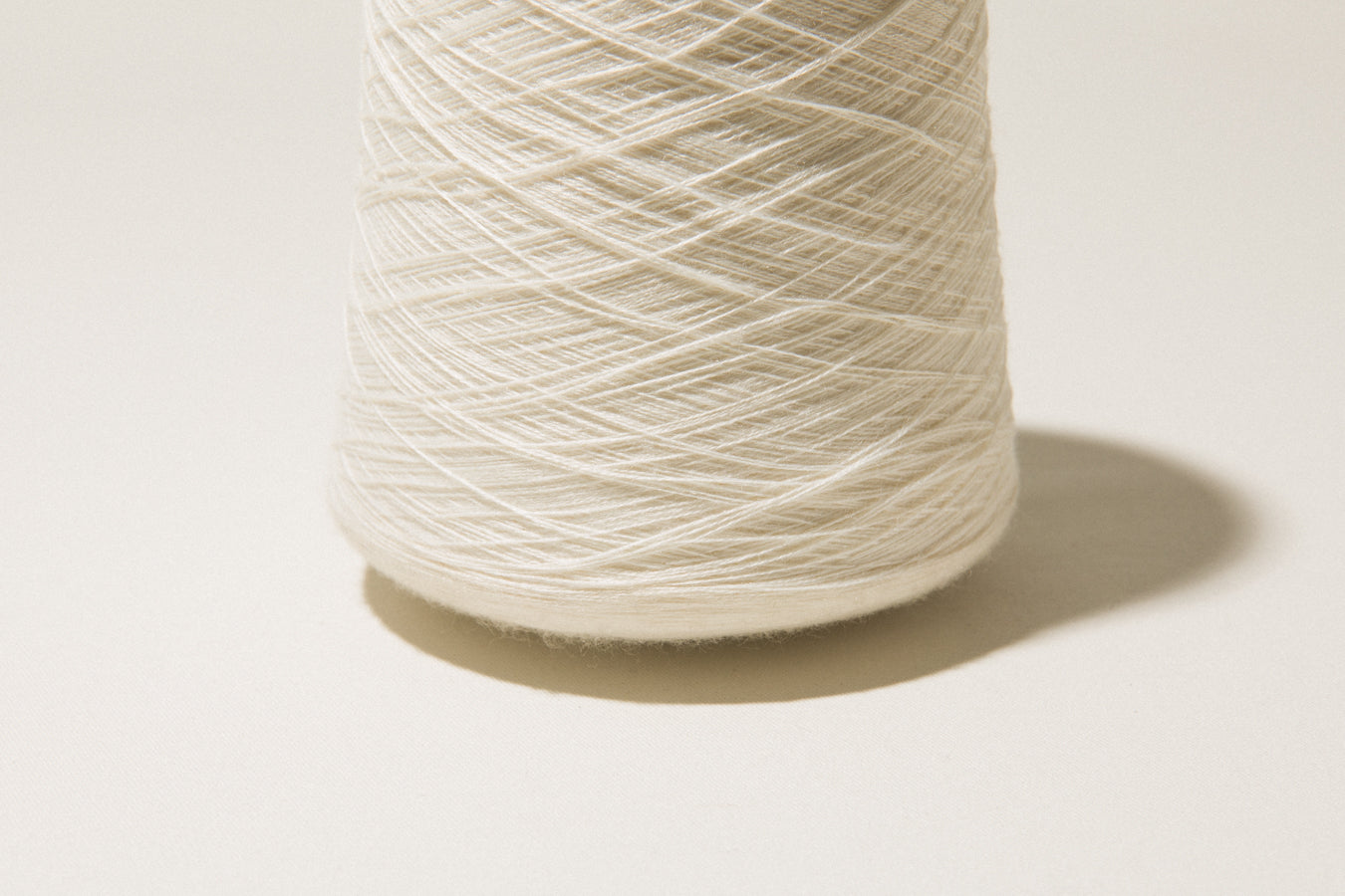 Off-white vintage YARN on cone