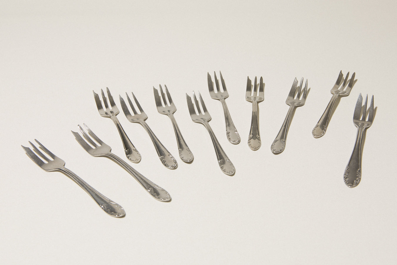 Eleven-pack DESSERT FORKS