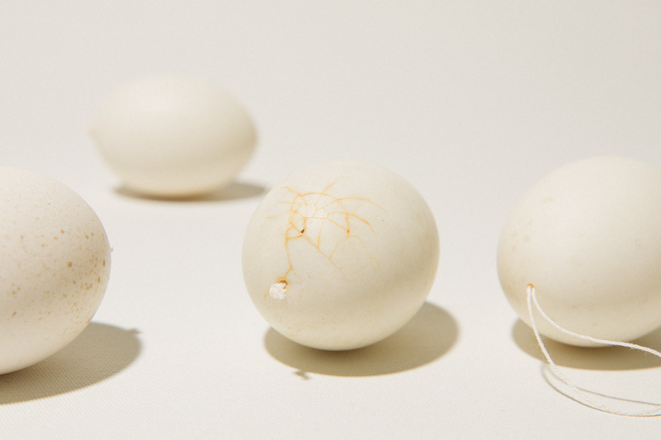Set of six DUCK EGGS