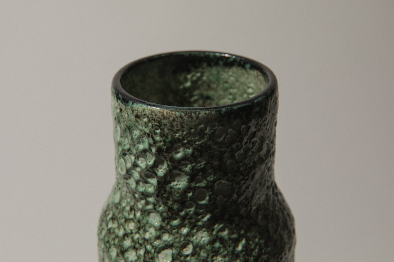 Bod ceramic VASE with mint green textured glaze