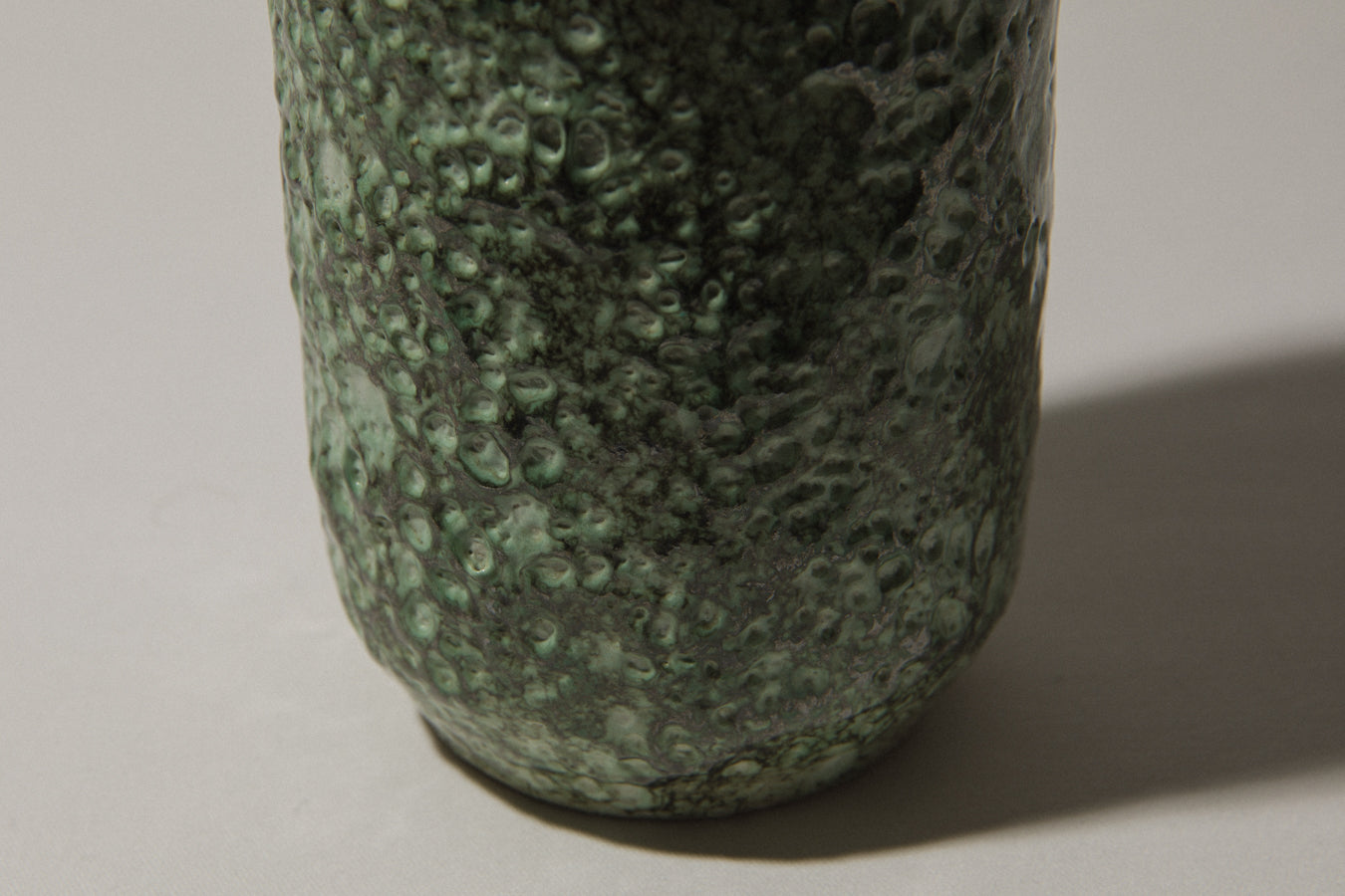 Bod ceramic VASE with mint green textured glaze