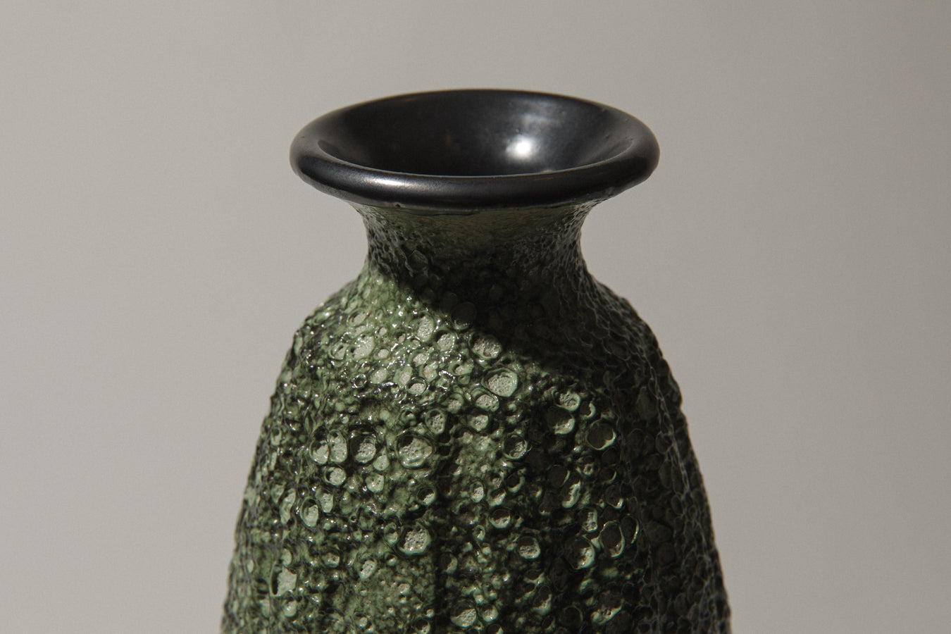 Bod ceramic VASE with mint green textured glaze