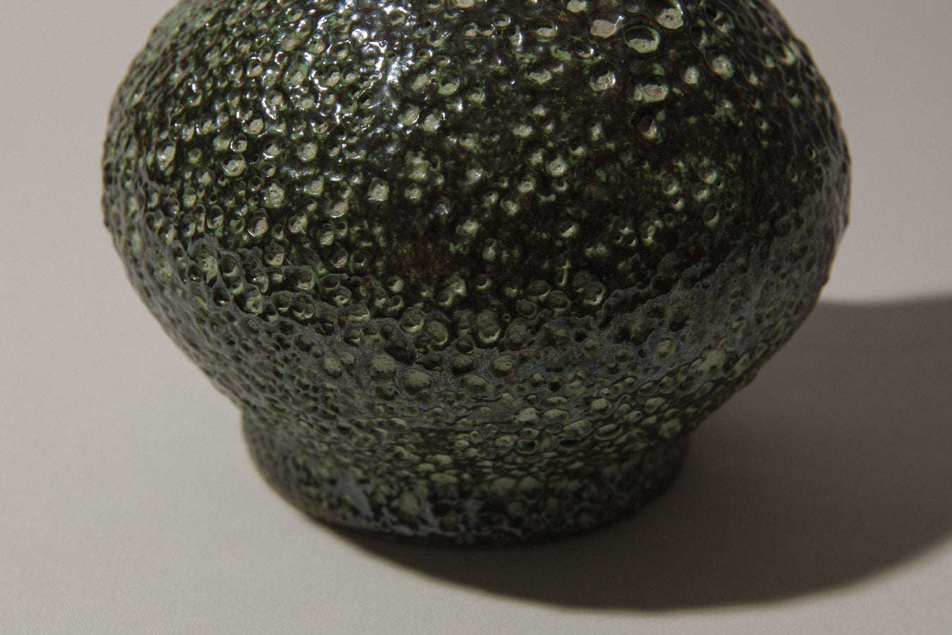 Bod ceramic VASE with mint green textured glaze