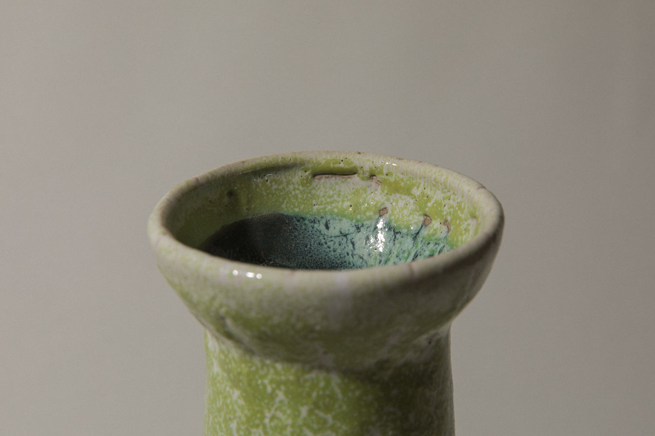 Vintage ceramic cylinder VASE