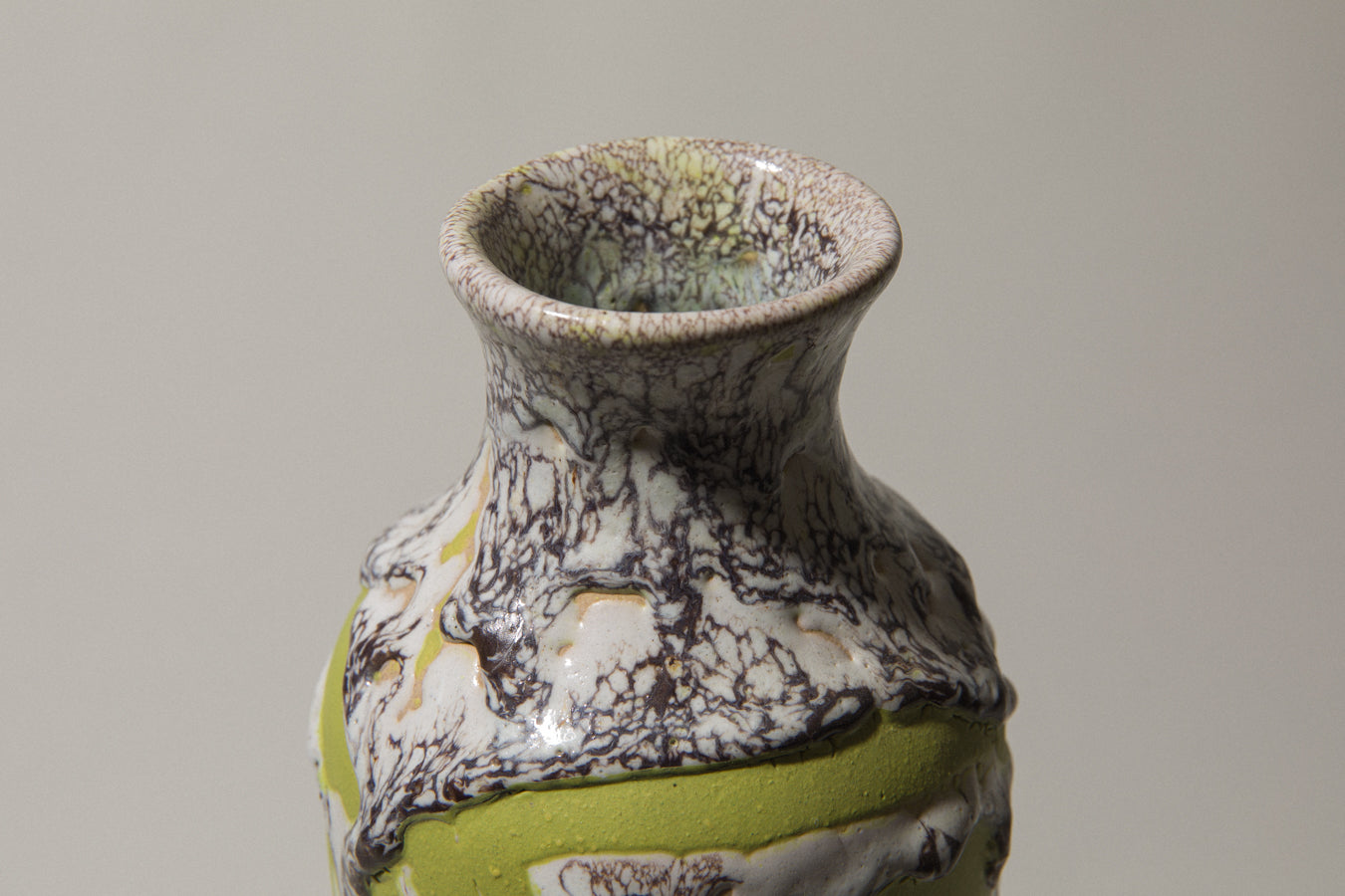 Vintage ceramic cylinder VASE