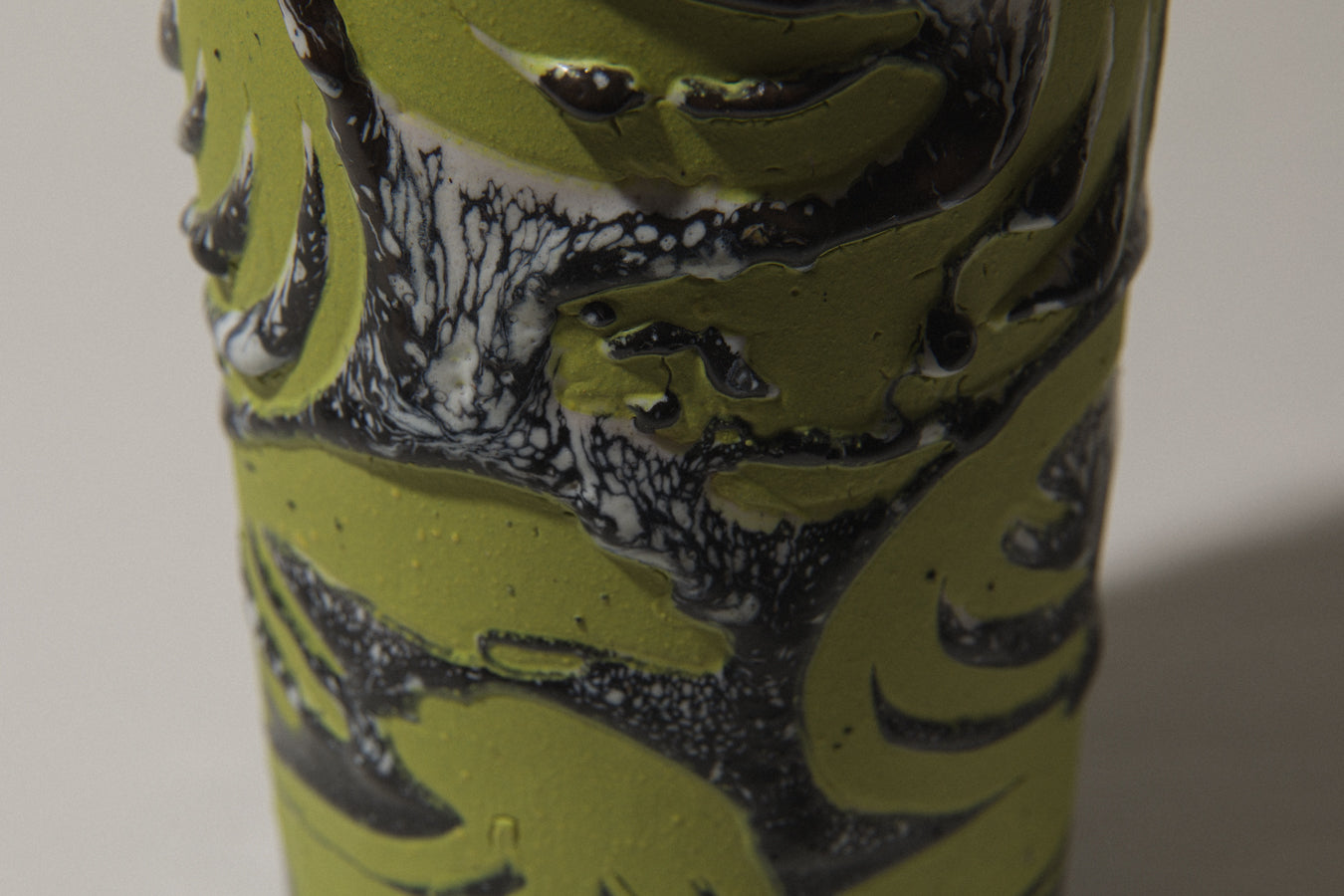 Vintage ceramic cylinder VASE